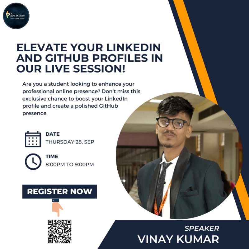 LinkedIn & GitHub Workshop Poster